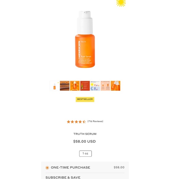 Ole Henriksen Other - Ole Henriksen Truth Serum - Vibrant Orange